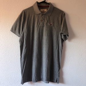 Grey Hollister Polo